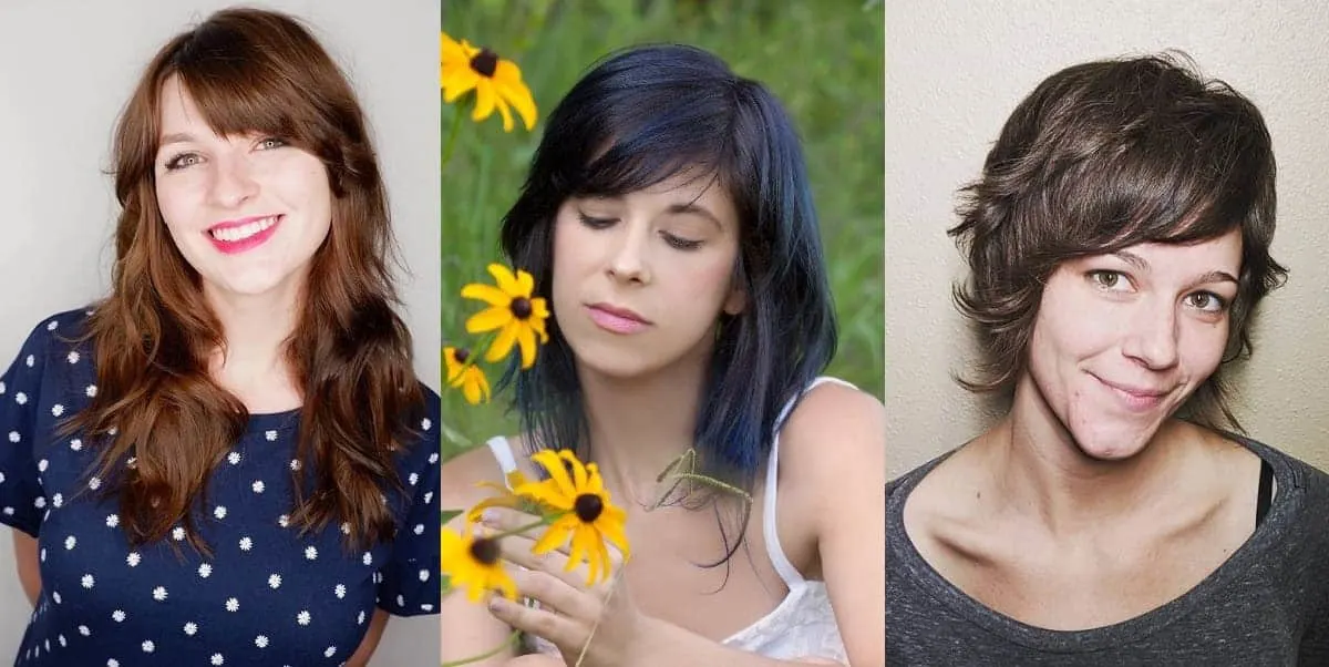 side bangs ideas for females