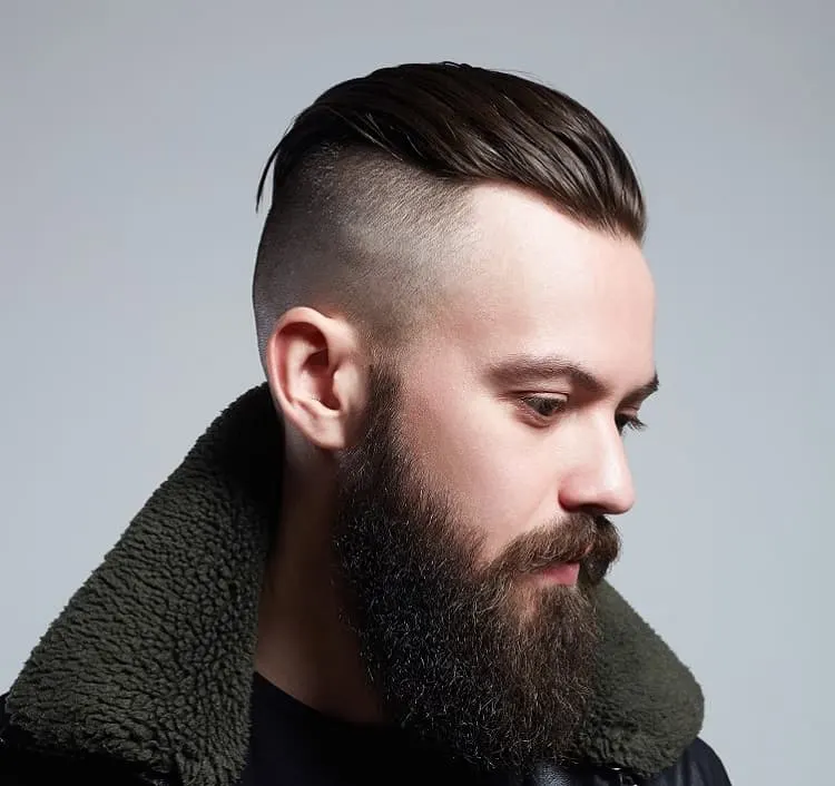slicked back hair for men