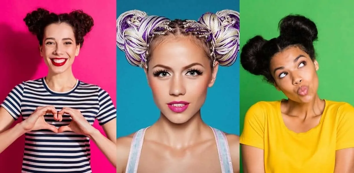space buns for girls