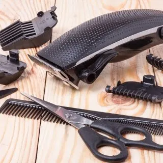 tools and instrucments needed for do it yourself DIY taper fade haircut