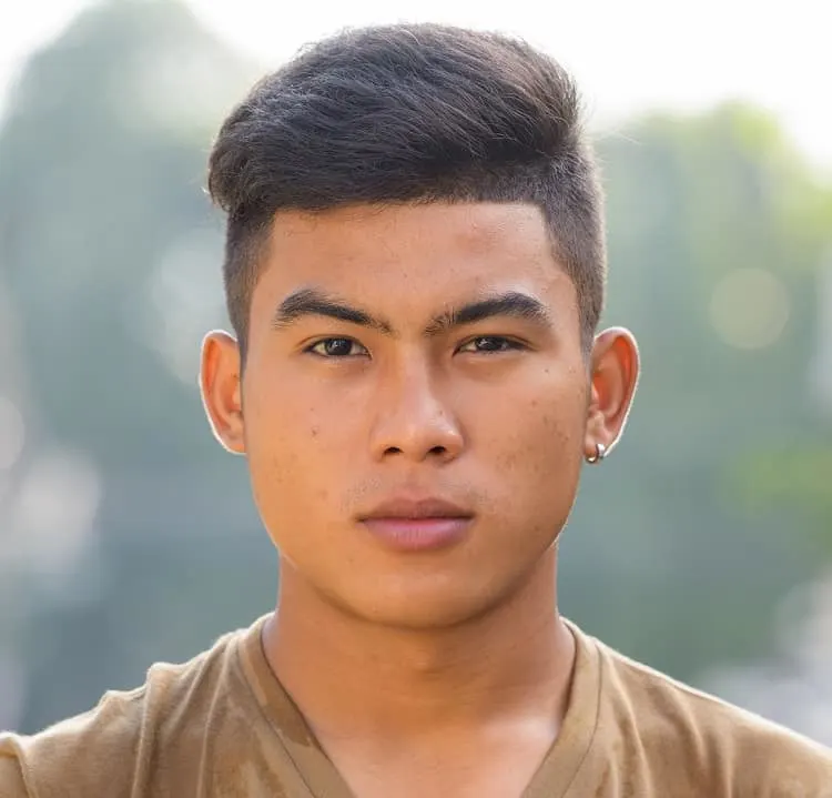 thick haircut for men