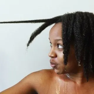 washing natural 4c hair